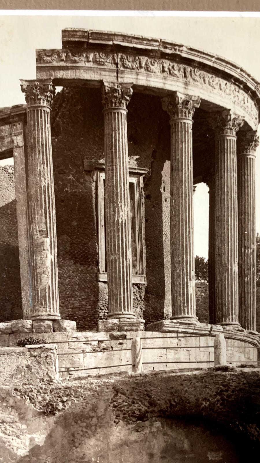 Photograph: JAMES ANDERSEN. “PLUTO.” Framed under Museum glass. 19th c.
