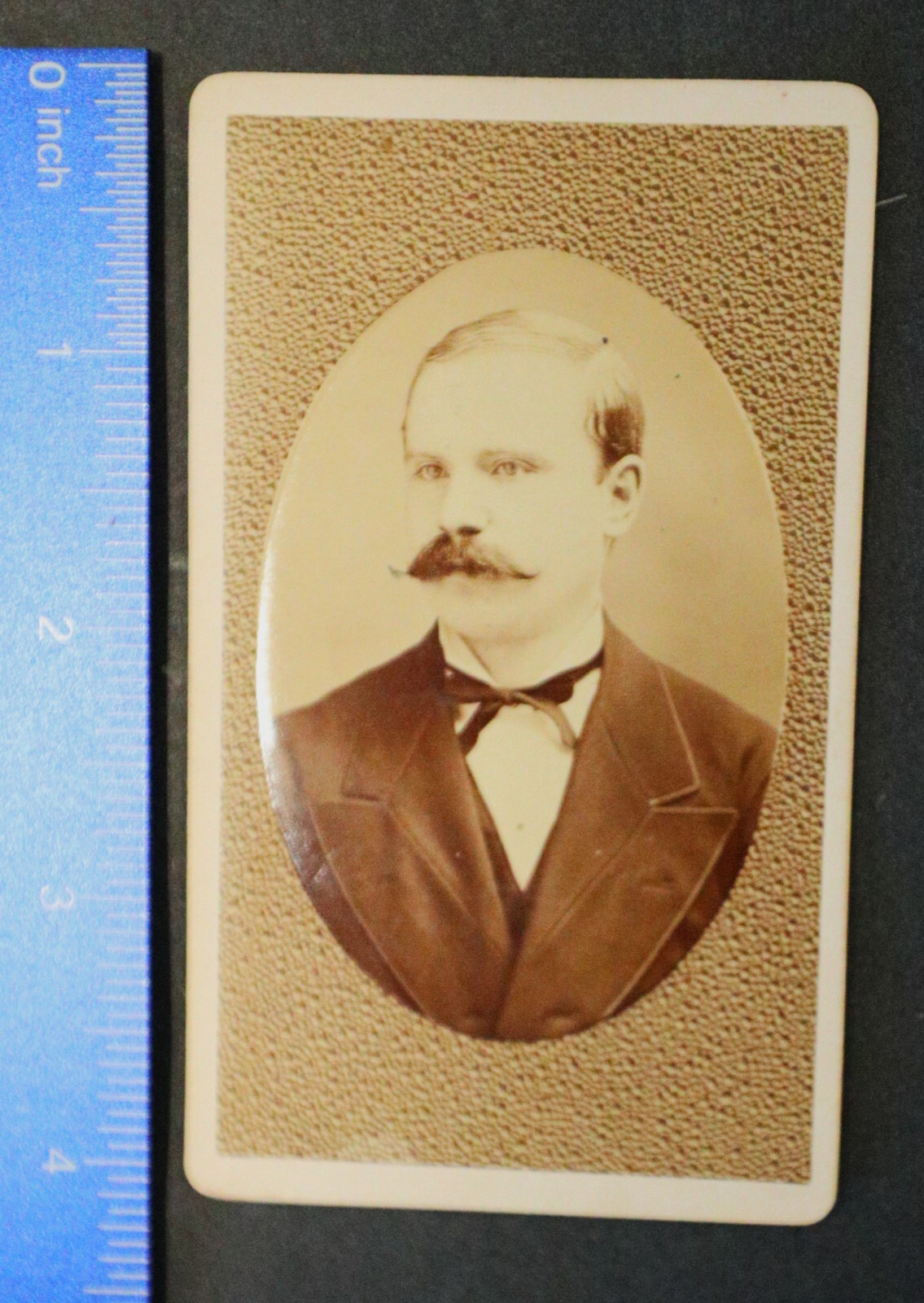 2 Cabinet Cards, CVD, ‘EH Jaeger’, Ette & Zollner, NY + CHR Rupp, NY. Mustache