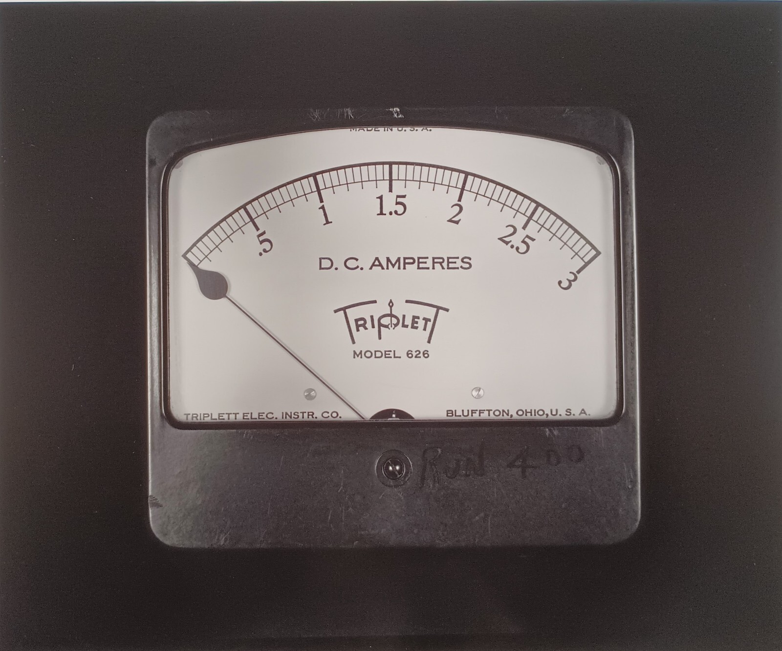 Charles Fendrock “The D.C. Ammeter (Triplett)” Large Format Unframed B&W Photo