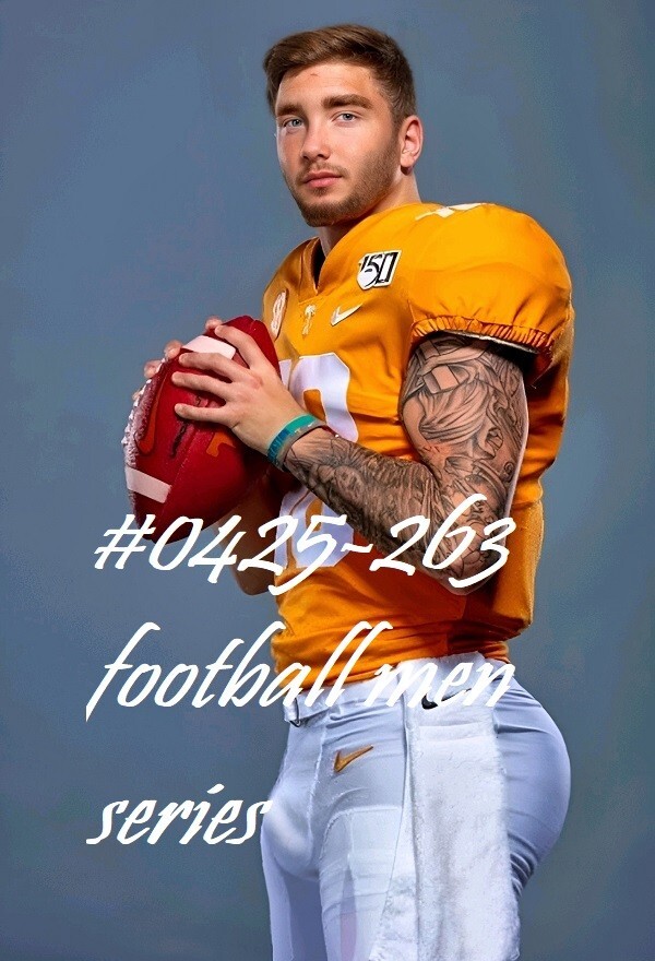 MALE PORTRAIT #0425-263- athletes series -football men – free shipping in usa