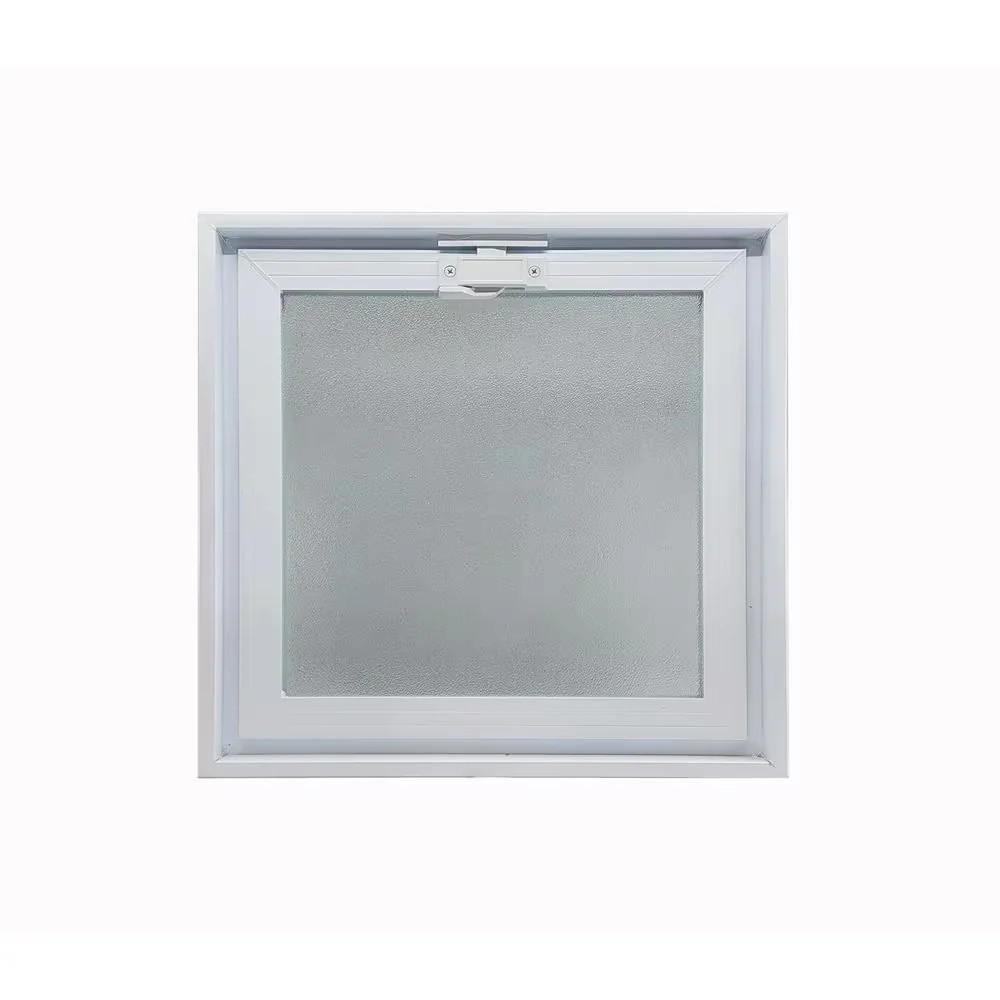 Clearly Secure 16 in x 16 in x 3 in Hopper Vent for Glass Block Windows HV1616A