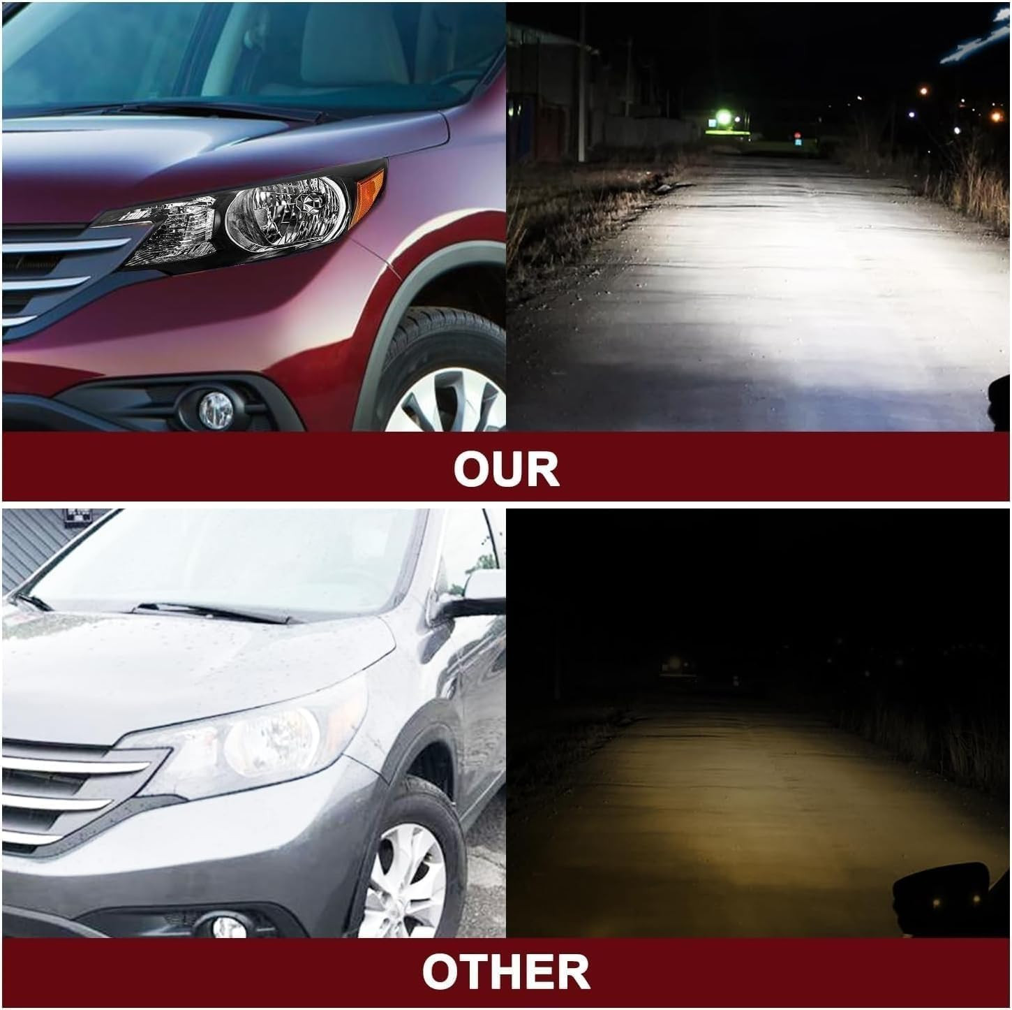 Headlight Assembly Replacement for 2012 2013 2014 Honda CR-V OE Style Headlamp H