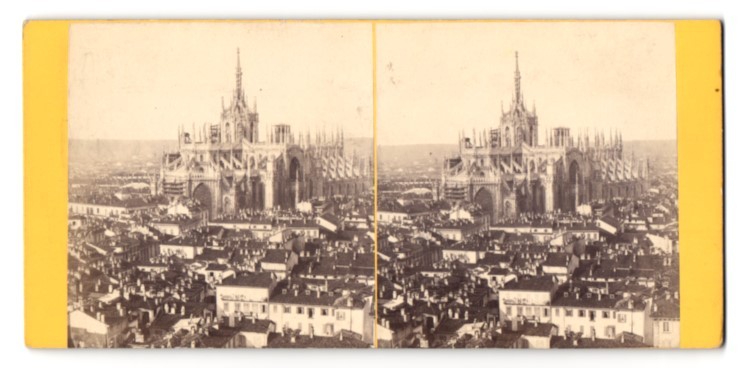 Stereo Photography Milan, Vue generlae de la Cathedrale