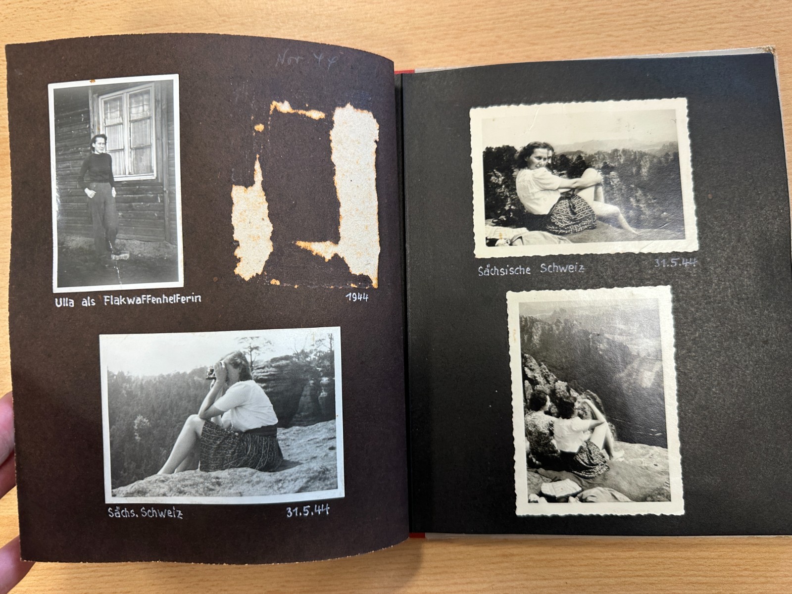 Old Photo Album Civilian from ‘1942 with defects 281025/01