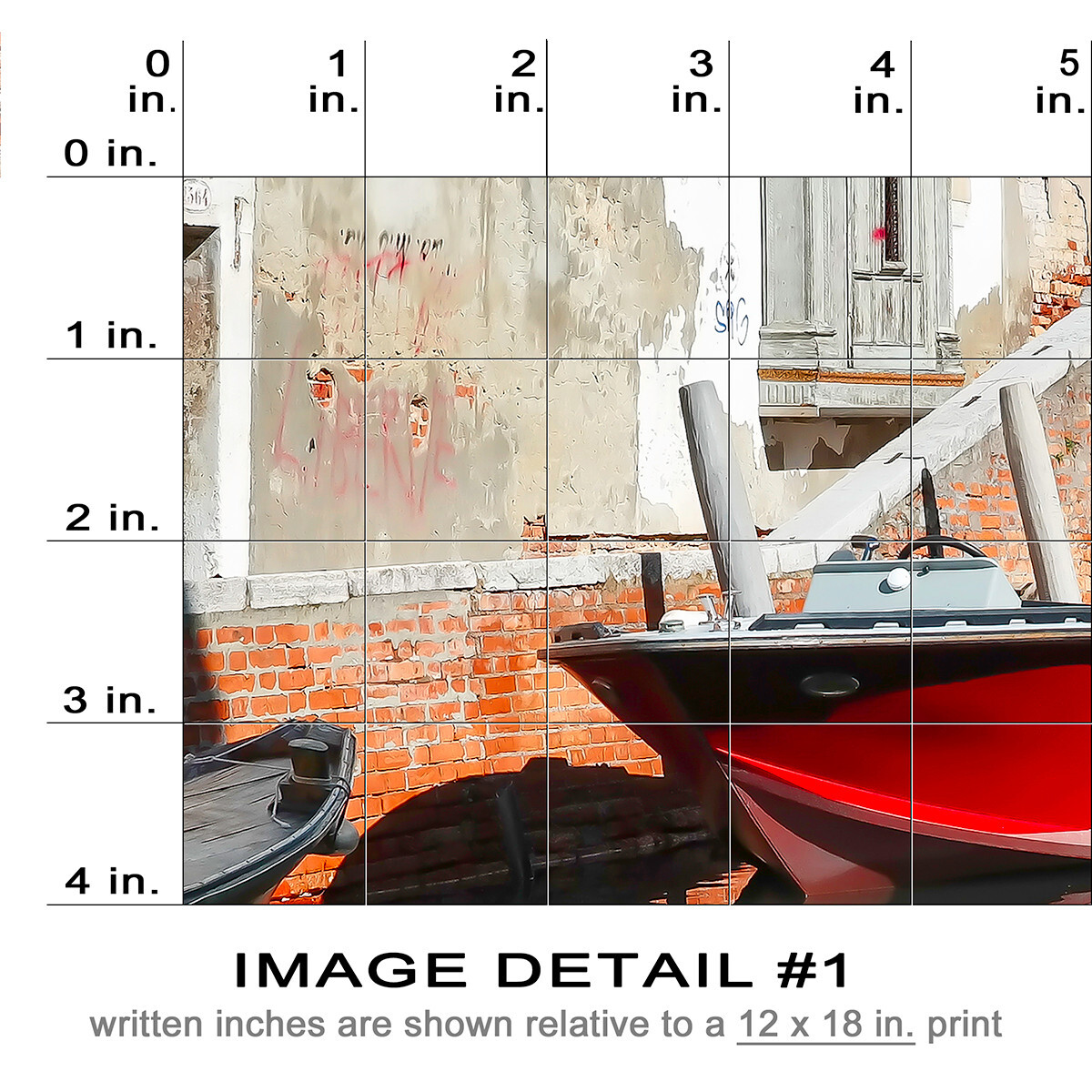 “The Red Boat” | Venice, Italy | Luster photo print | 4 sizes | S0960