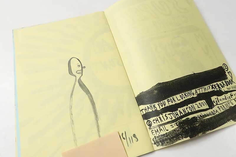 Chris Johanson Sun Power Xerox Book 2001 Ltd 118 Used Mission School Art Zine