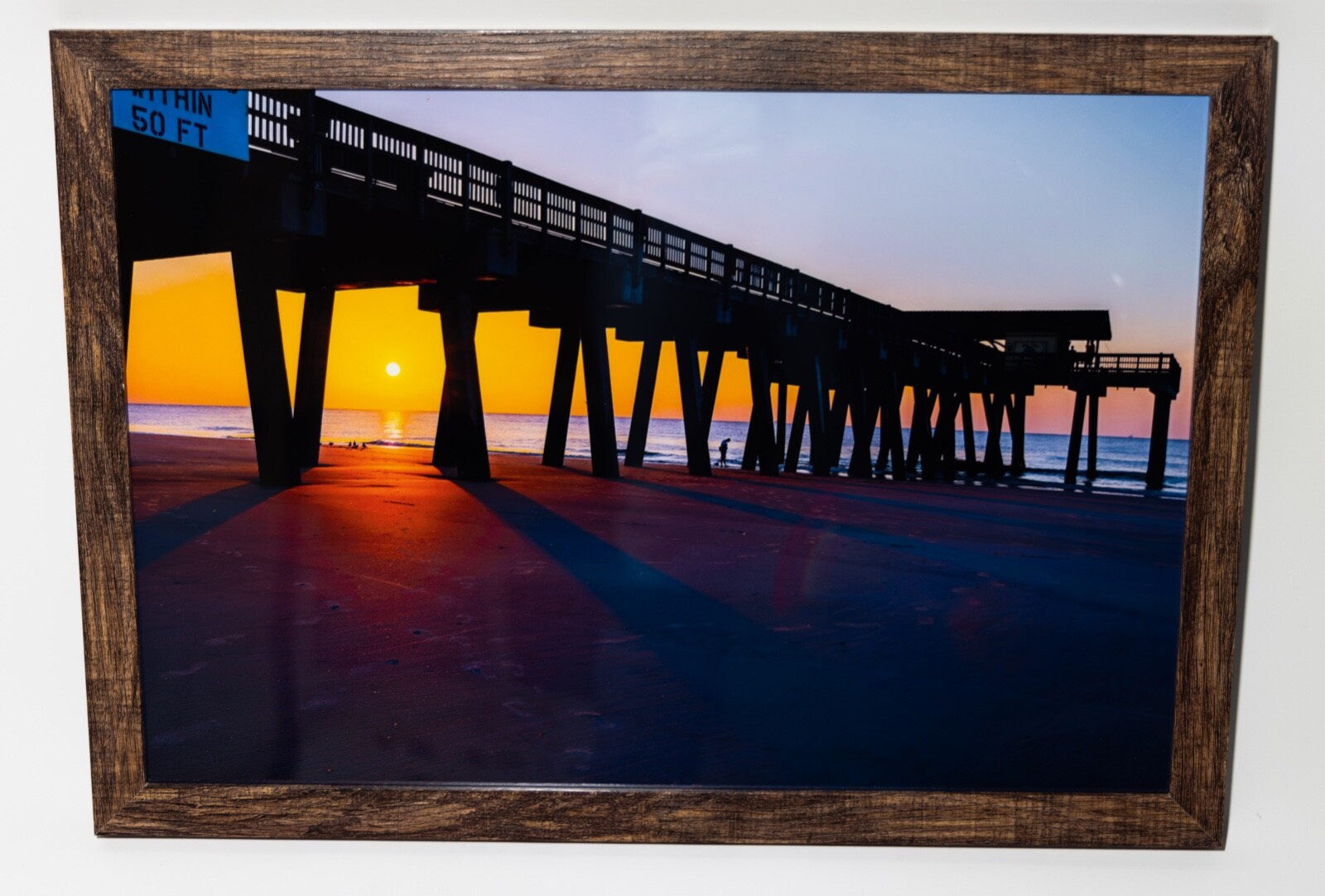 *One of a Kind* 13×19 Photograph Printed with Brown Frame