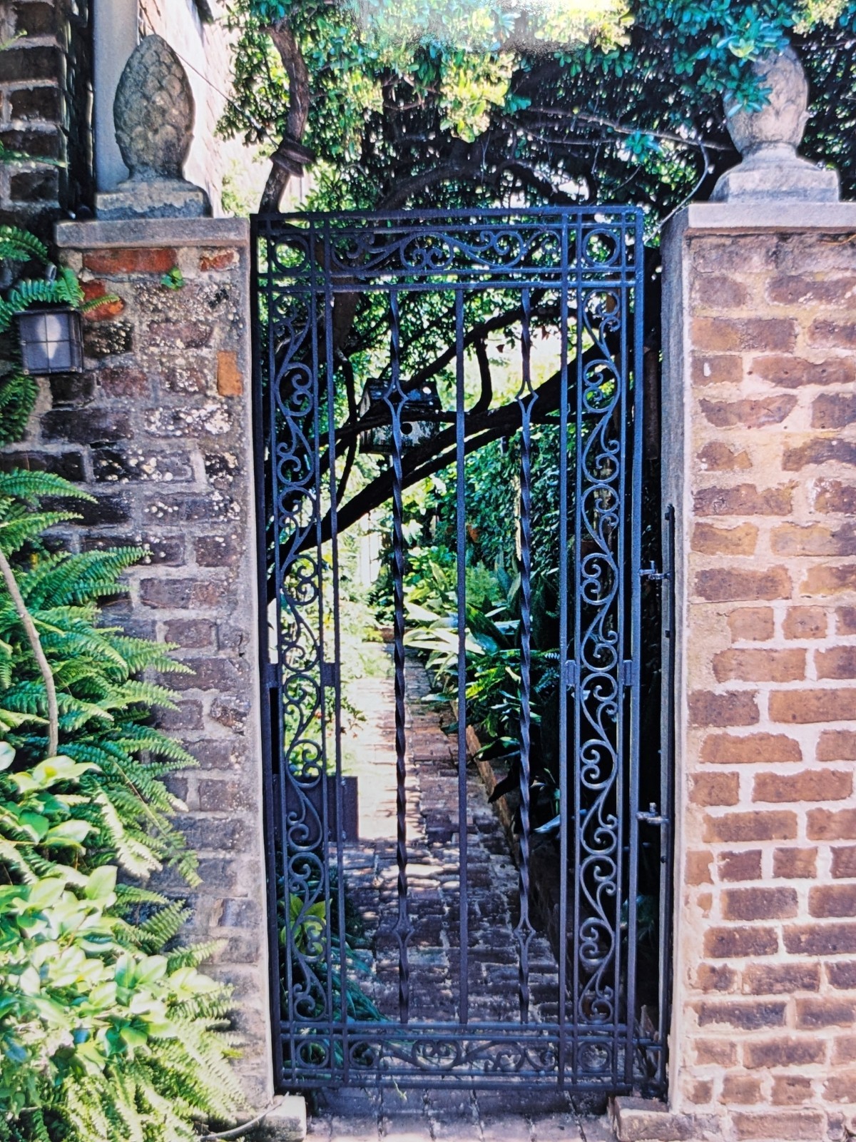 Savannah Gate; Photography By Frank Barevich , Historic Georgia Architecture