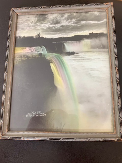 1920’s “Twilight” Niagara Falls Framed Photograph