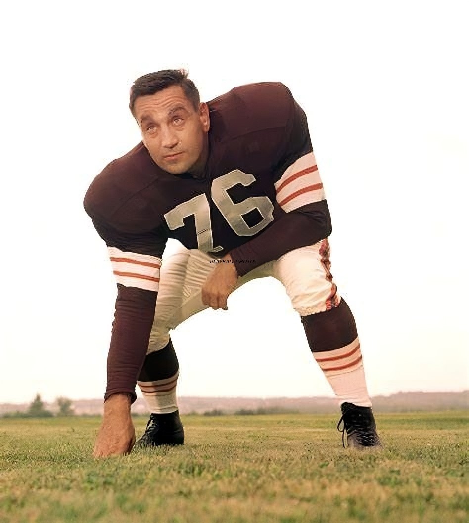 Lou Groza 8×10 Colorized Print-FREE SHIPPING