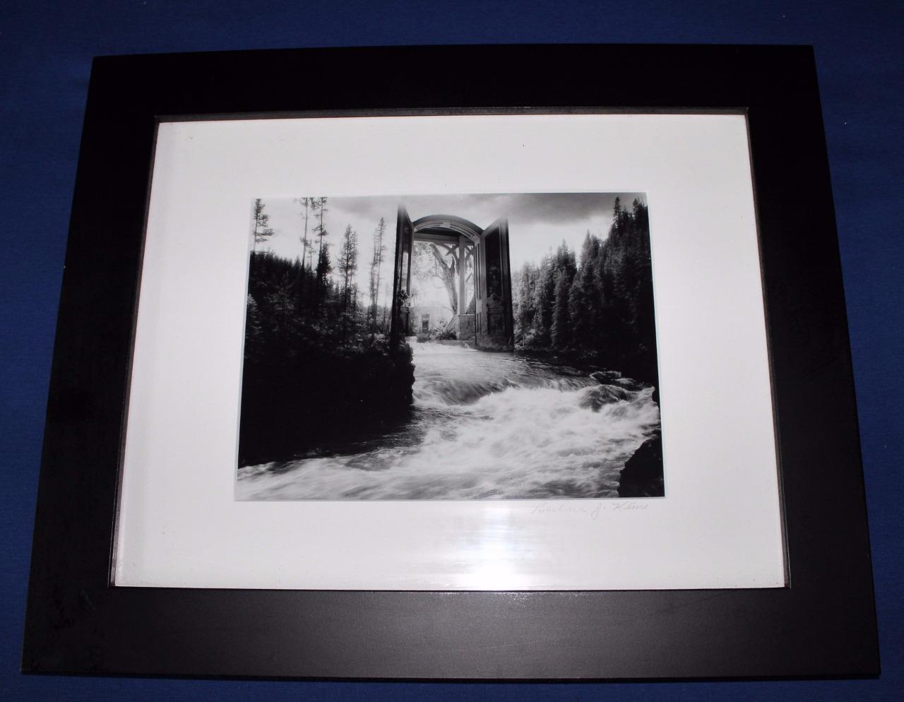 Barbara J Kline Silver Gelatin Photograph CATHEDRAL DOORS Surreal, Black & White