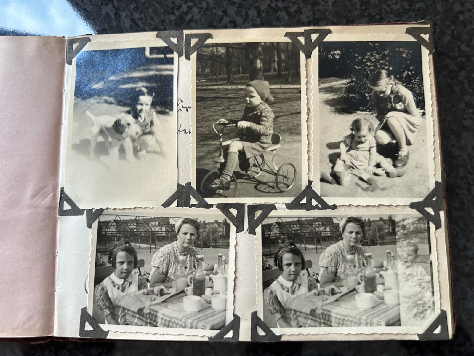 Old photo album civilian with defects, from 1919 281025/92