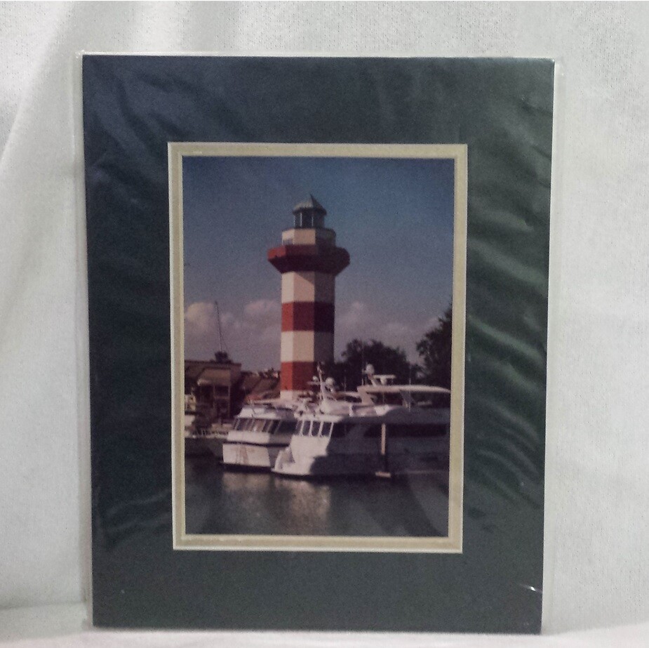 Harbor Town Lighthouse Fine Art Photography 5”x7” Matted J A Kuhn Hilton Head SC