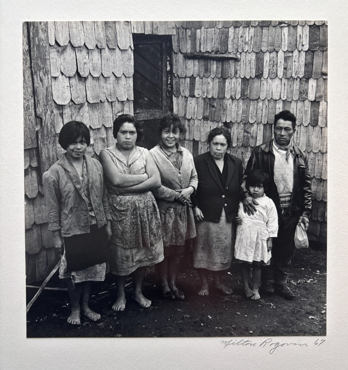 MILTON ROGOVIN (Buffalo, NY) Chile (1967) Signed Silver Gelatin Pablo Neruda
