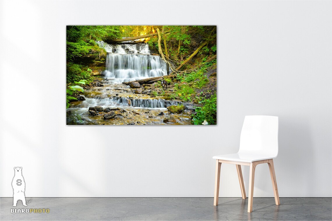 Wagner Falls – Fine Art Photography Prints – Munising, Michigan, Waterfall