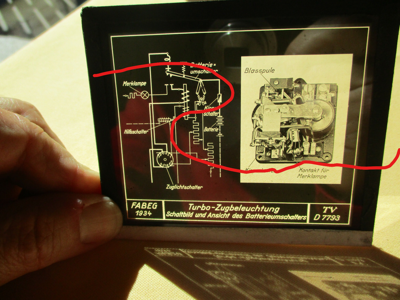 8x old glass negative 10×9 cm train lighting technical Data 1934 railway train