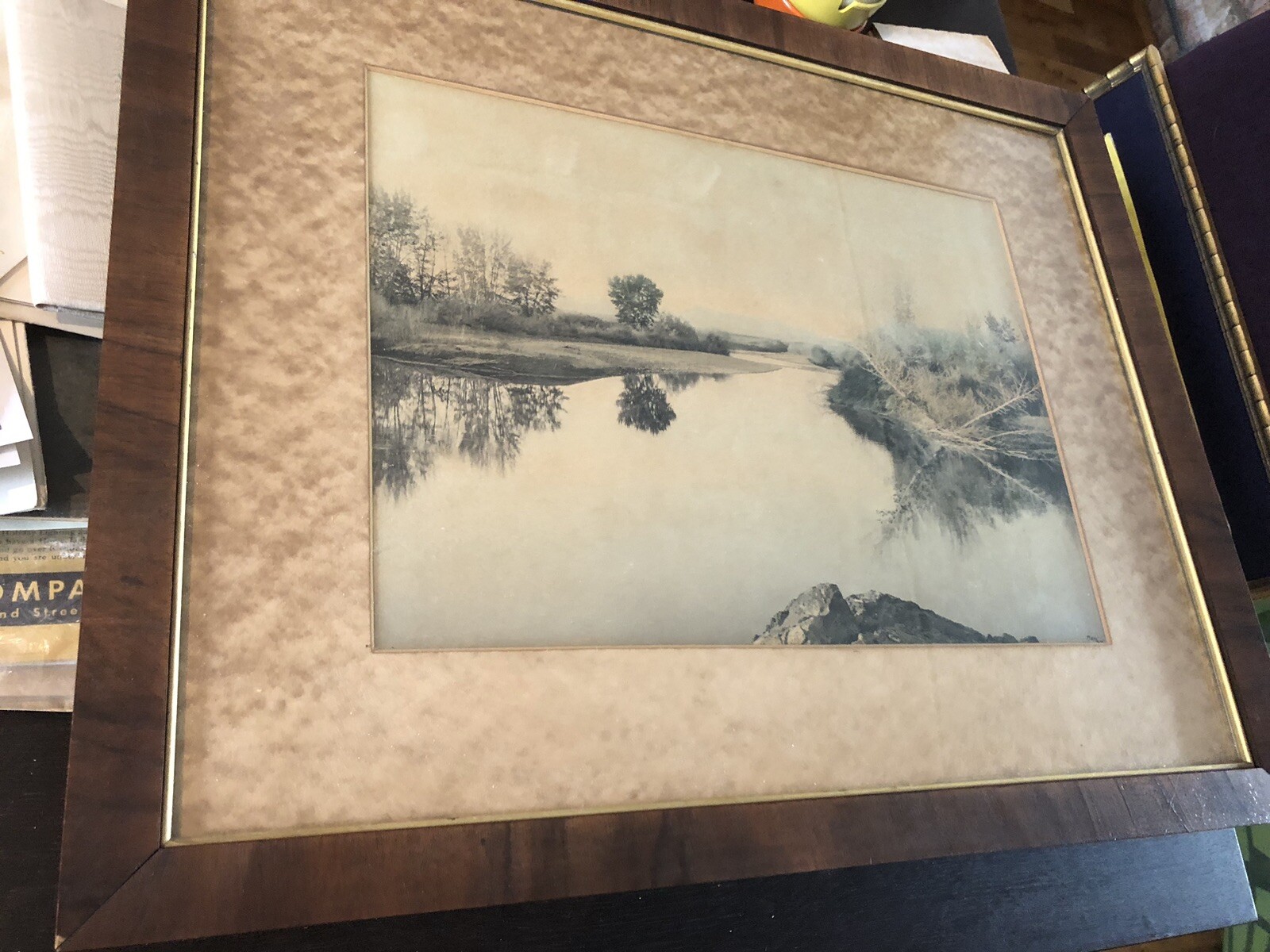 Antique Art Photograph Circa EARLY 20TH Century Tinted