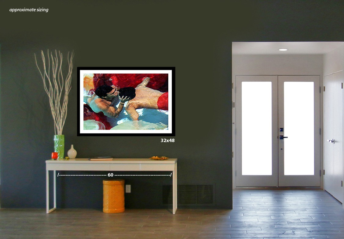 Hidden Kiss – Fine Art Photo – 24×36 – TheHastingsGallery – Gay _ FREE SHIPPING
