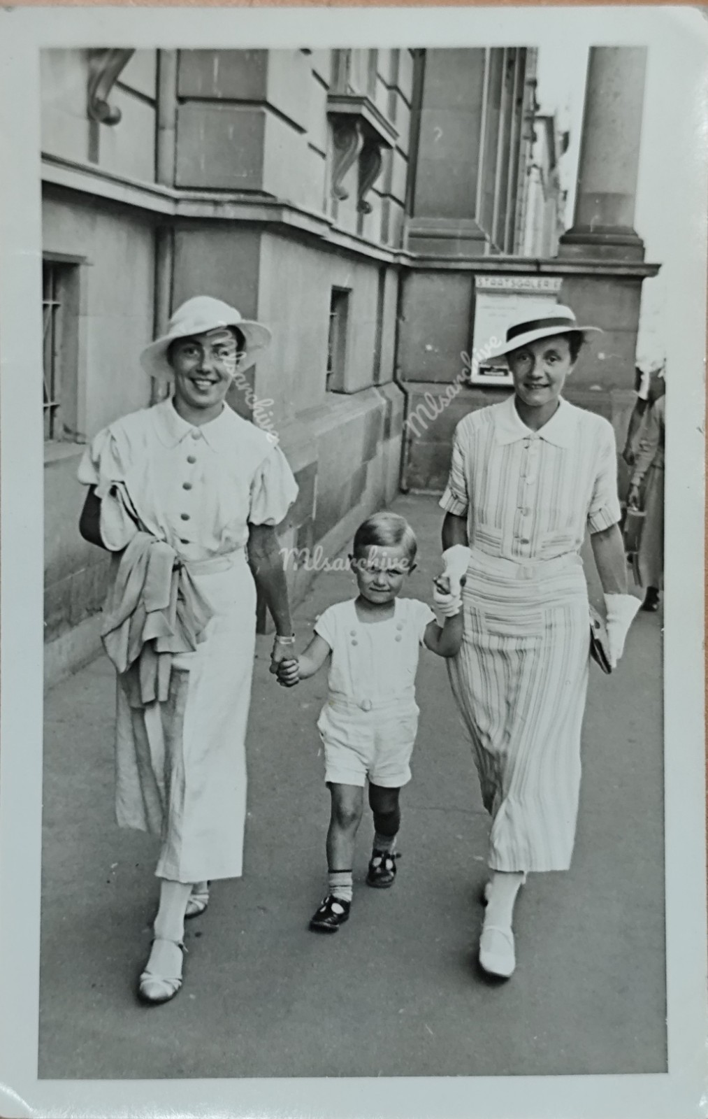 Stuttgart Postcard 1935 Königsstraße Ladies Women Fashion Dress Outfit Photo F20