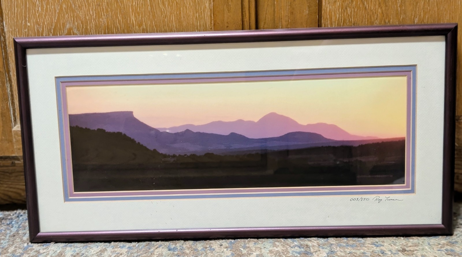 Limited Edition Photograph by Ray Turner – Sleeping Ute Mountain & Mesa Verde