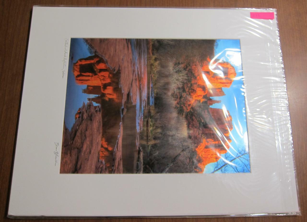 Cathedral Rock Reflection Arizona 11×14 Photograph signed Brian Blackwelder #23