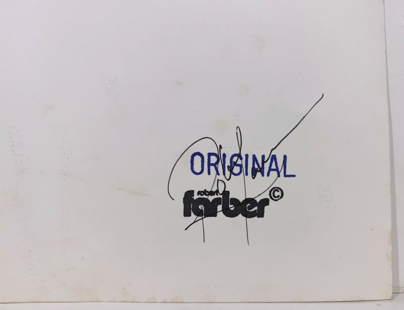 ROBERT FARBER Silver Gelatin Photograph of ERTE 90th Birthday Signed & Stamped