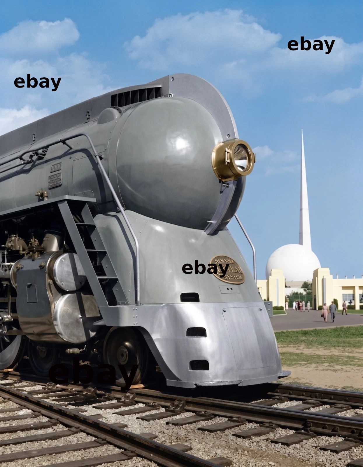 Photo Art Print New York Central Streamlined Hudson New York Worlds Fair 1939