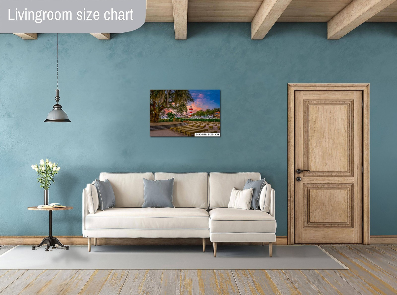 Harbour Town Lighthouse: Hilton Head Island Amphitheater Photography Wall Art