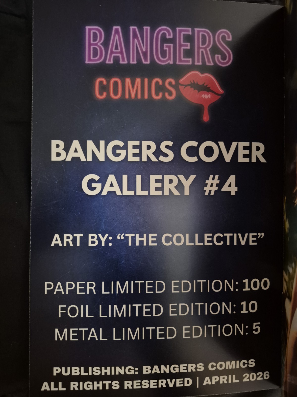 Bangers Comics #4 Full Chase Spider Woman Cosplay VIRGIN `Variant Ltd 100