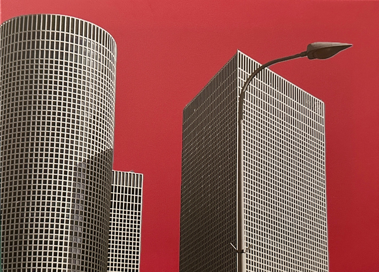 Canvas print “Towers of Tel Aviv” 40×30 cm with hook, Limited Edition