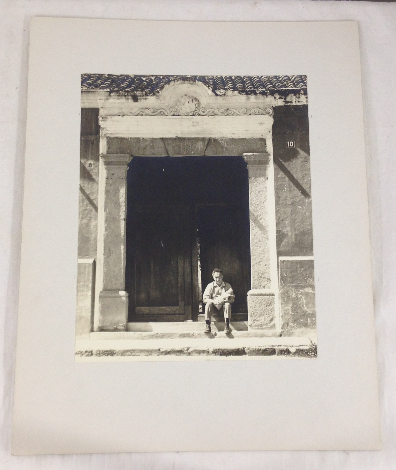 Vintage Black & White Photo M Kazan CASA CARMEN DOOR ANTIGUA GUATEMALA 1968 #19