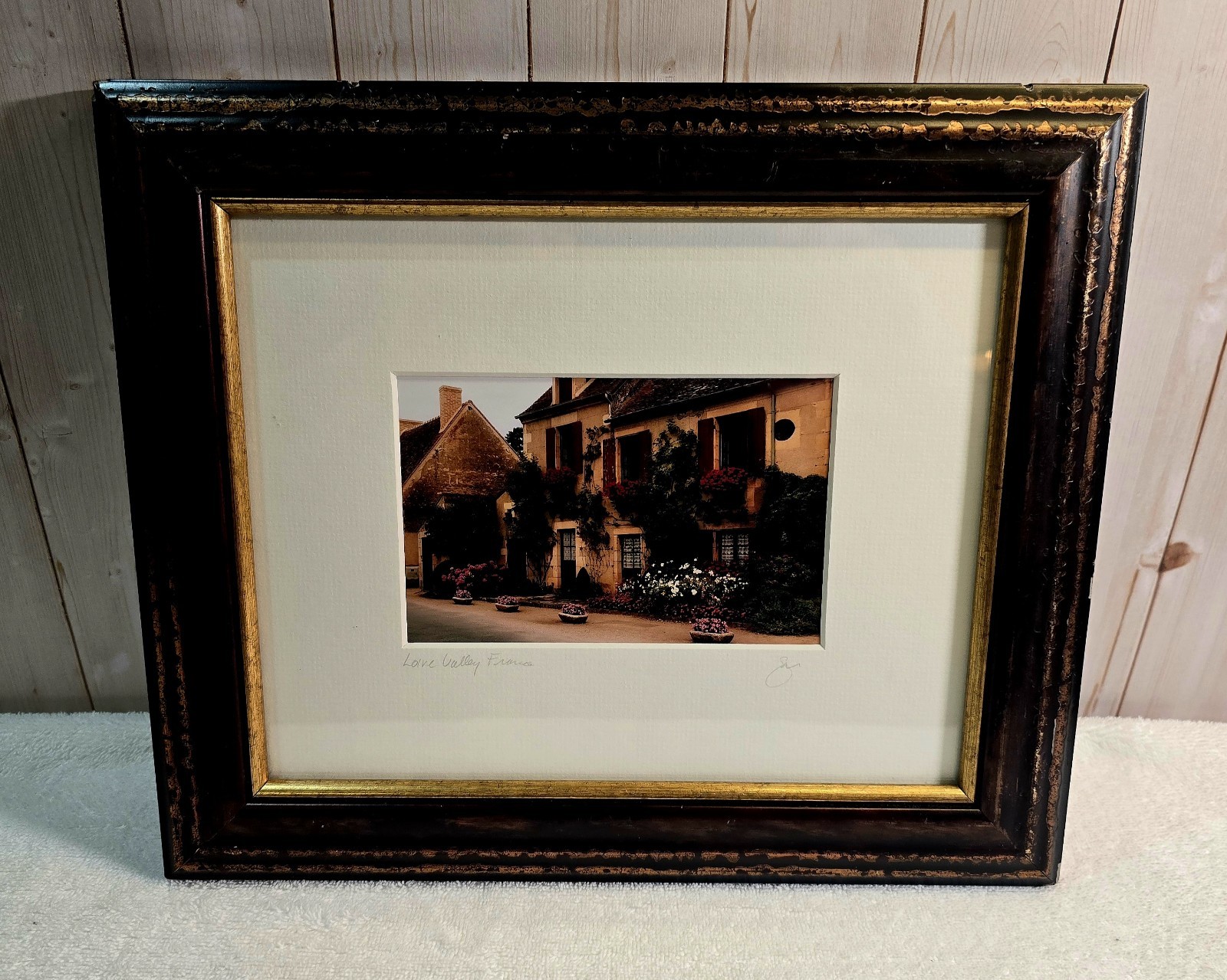 Signed John Galbo Photograph “Renaissance” “France-Loire Valley” Framed 11×13