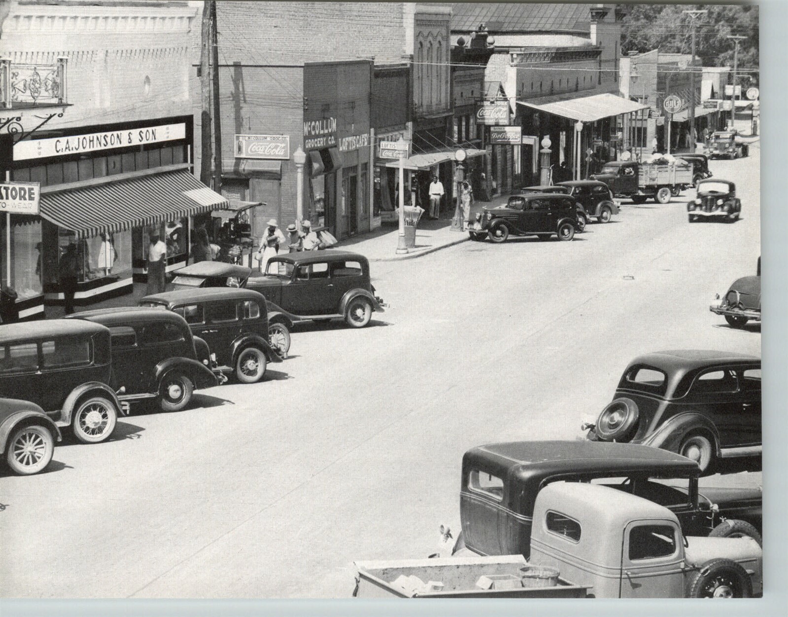 1938 Walker Evans Vintage Americana Alabama Main Street Original Photo Gravure