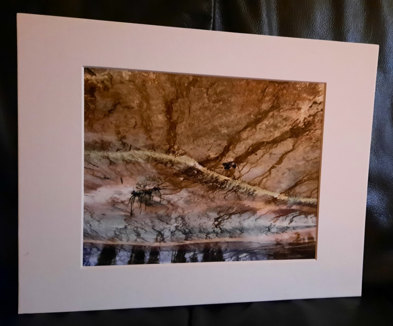 Matted Photograph: Earth Patterns