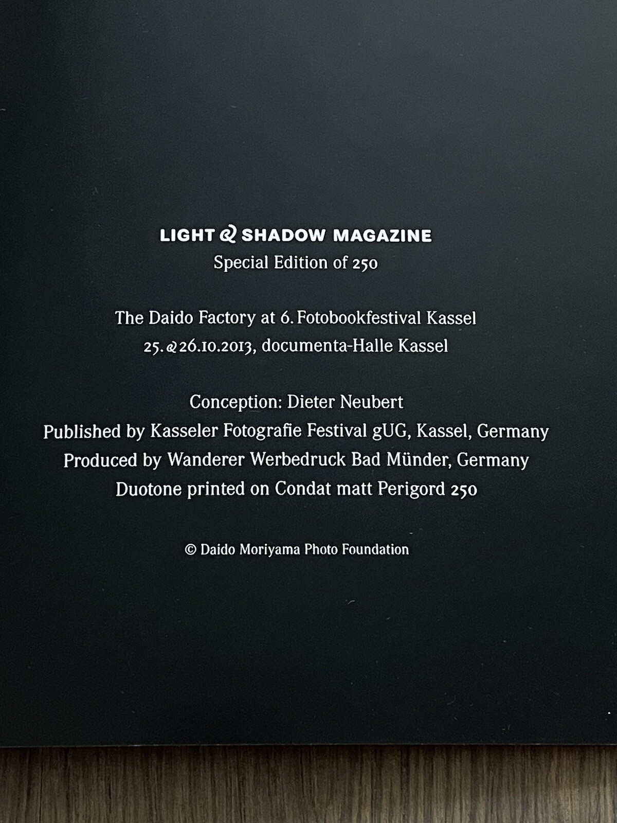 🎈Signed! Daido Moriyama Light & Shadow Magazine Special Limited Ed, SALE! RARE
