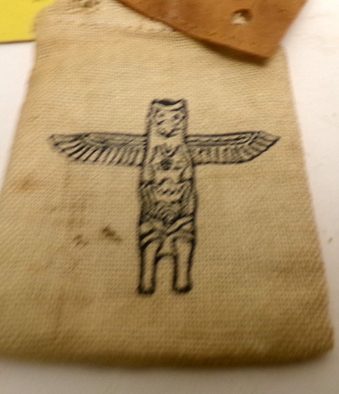 RARE Antique ALASKA Miniature Photos Eskimo Indian KETCHIKAN US MAIL Pouch