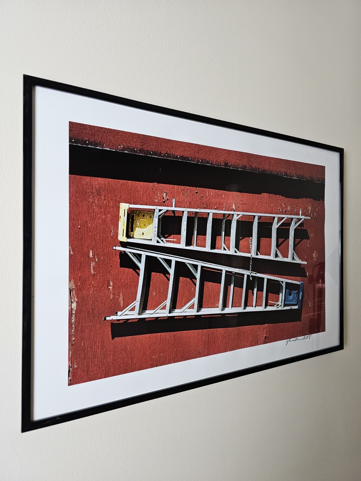 ART – Signed Ryan Miller 35mm Photograph – Modern Art Print 19.5×13.5 Framed