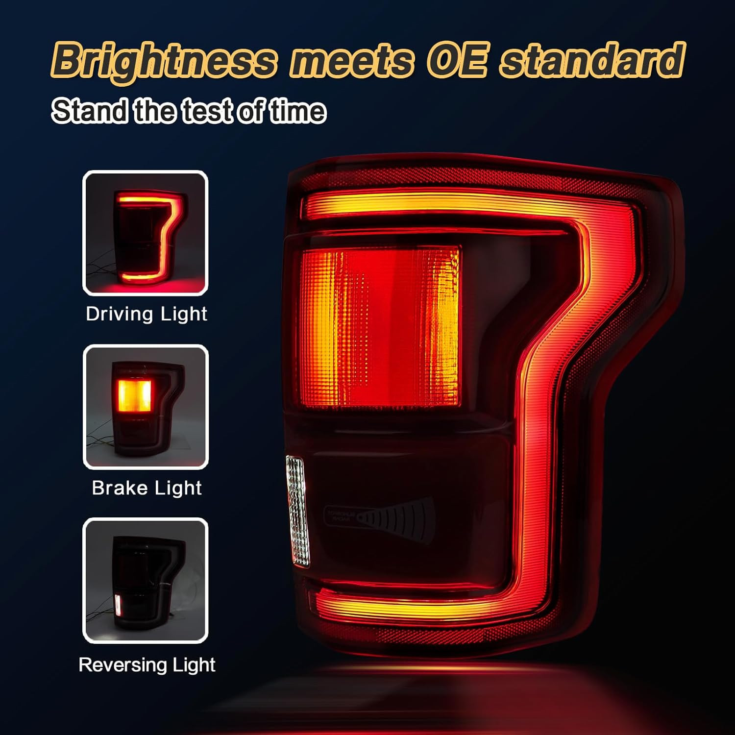 LED Tail Lights for 2017 2018 2019 2020 Ford Raptor F150 | Right Passenger Side