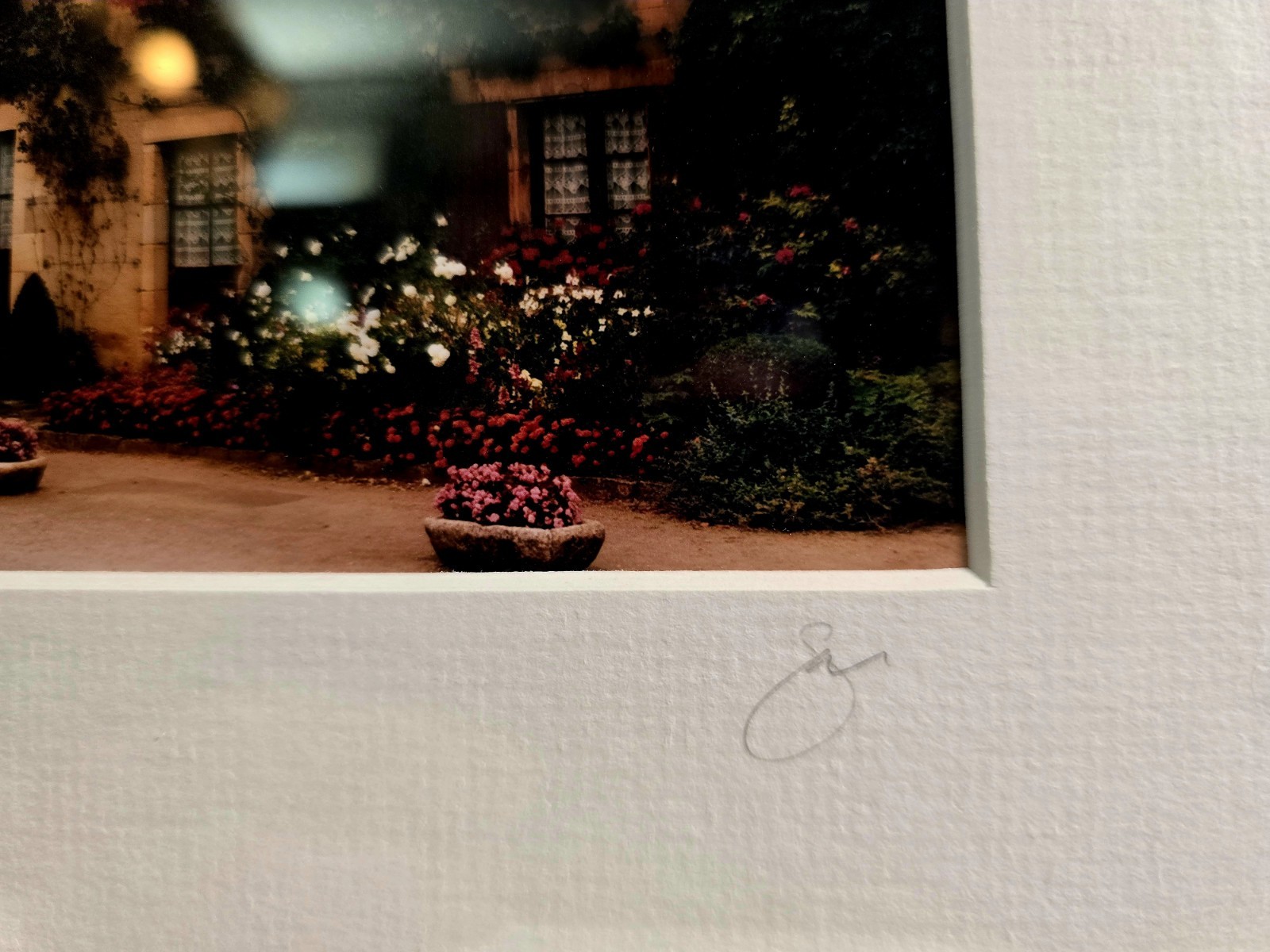 Signed John Galbo Photograph “Renaissance” “France-Loire Valley” Framed 11×13