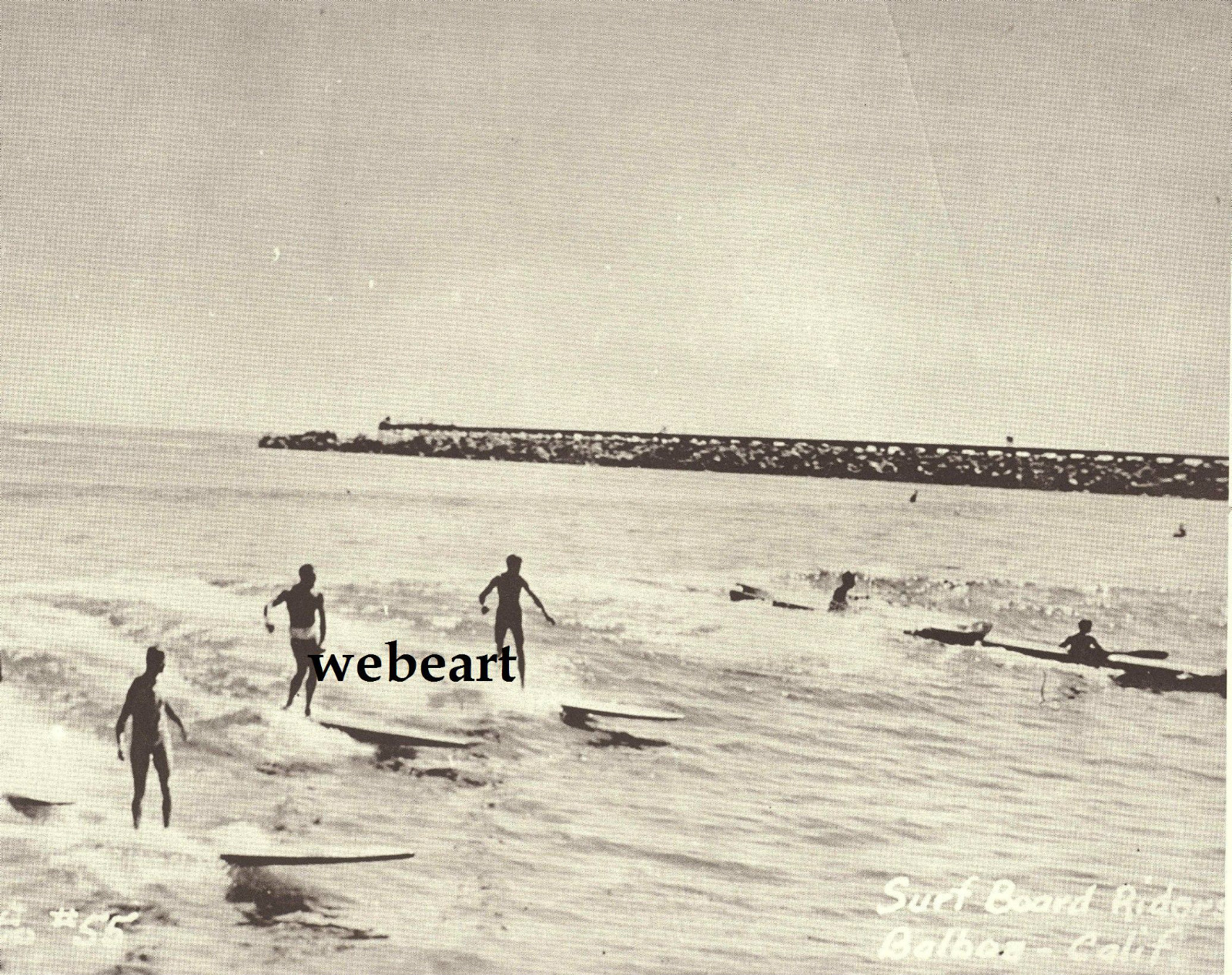 NEWPORT HARBOR Surf BALBOA SURFBOARD Photo Print 1489 11″ X 14″