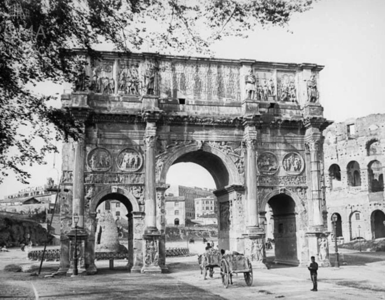 Rome ARCH OF CONSTANTINE Glossy 8×10 Photo Architecture Print
