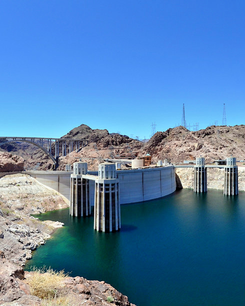 HOOVER DAM Colorado River Glossy 8×10 Photo Black Canyon Print Wall Art Poster