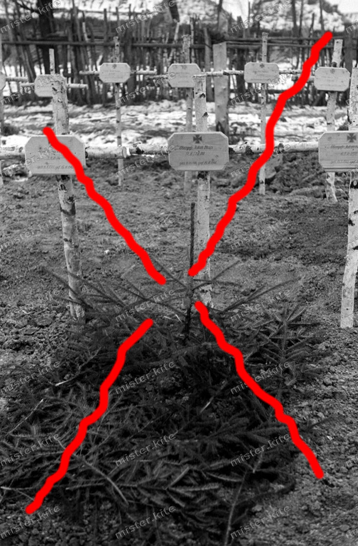 Negative-Tarutino-Kaluga-Russia-34th Infantry Div-Soldier Cemetery-Traves-1941-125