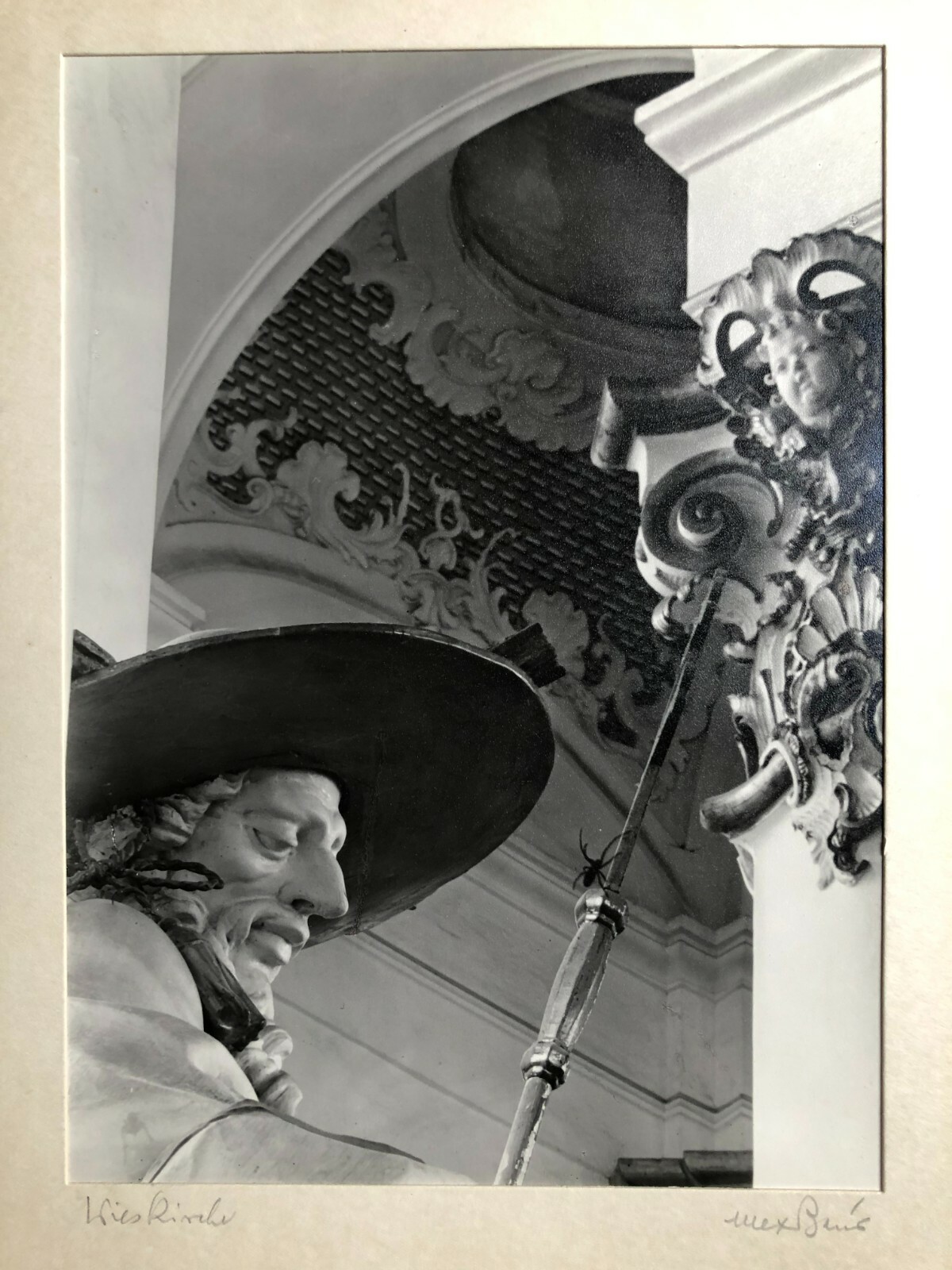 30x22cm vintage orig photo by Max Baur autographed Wieskirche photo F
