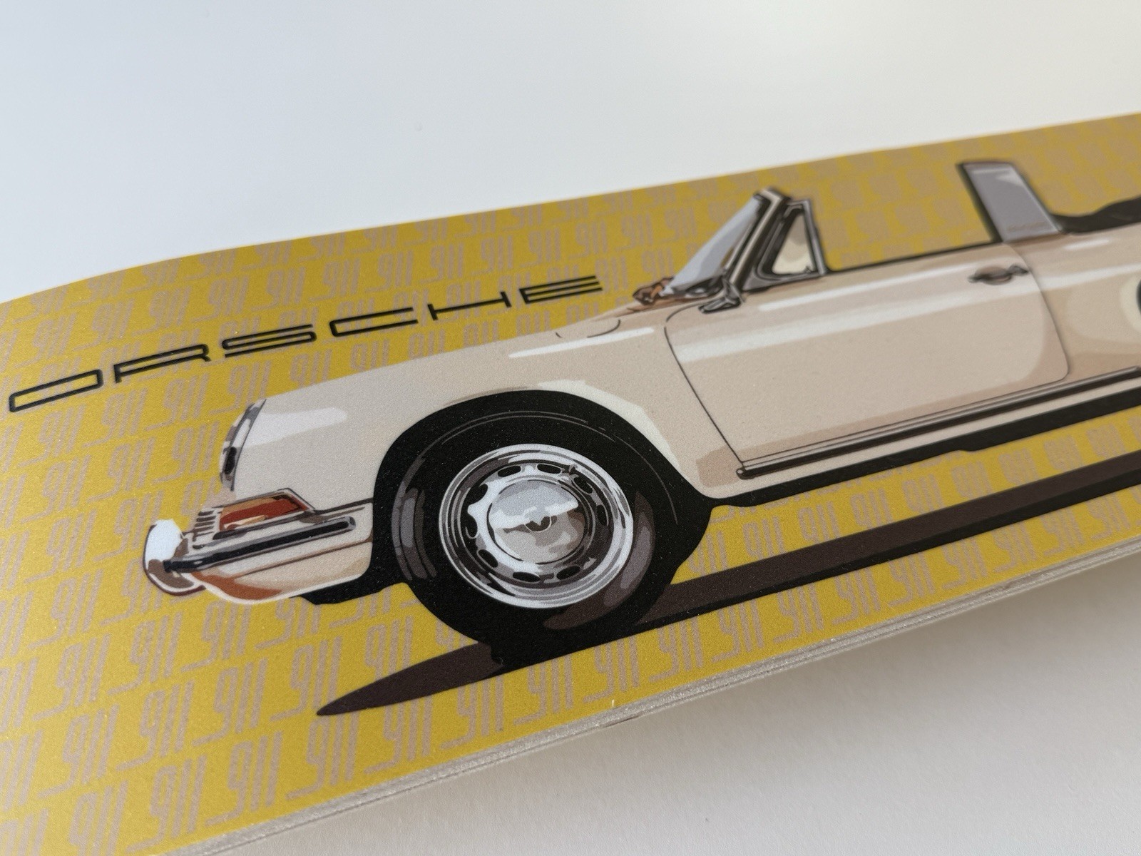 PORSCHE 911 Soft Window Targa SKATEBOARD WALL ART