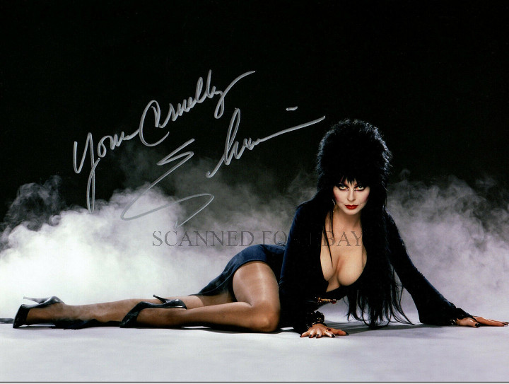 ELVIRA NUDEs model photo female woman busty big breasts legs picture print CP8#
