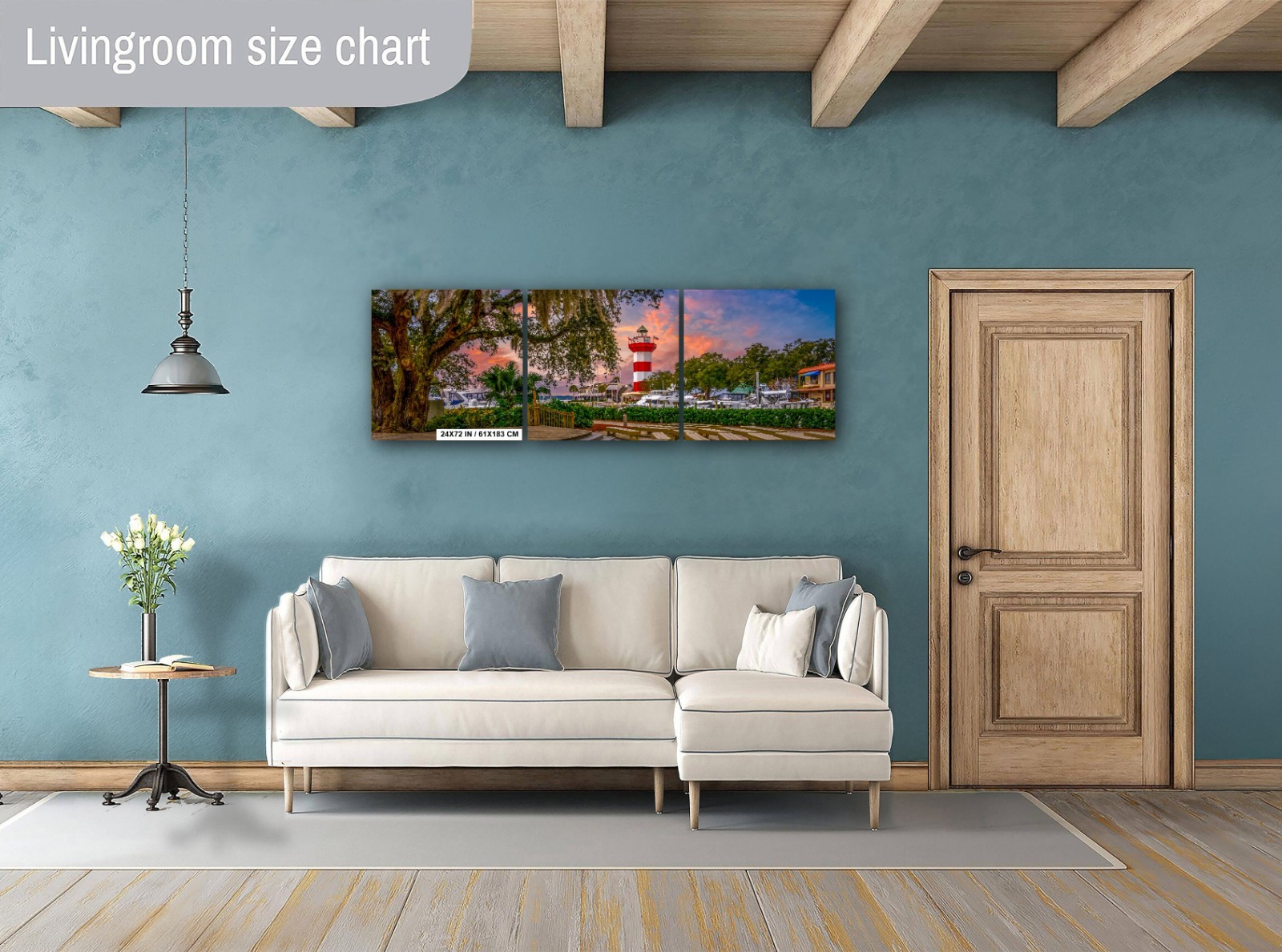 Harbour Town Lighthouse: Hilton Head Island Amphitheater Photography Wall Art
