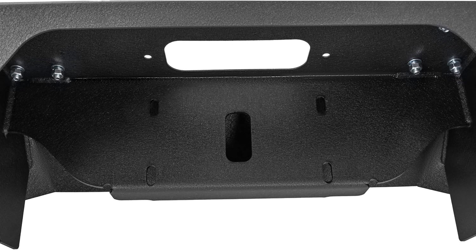 Front Bumper Compatible with 2002 2003 2004 2005 Dodge Ram 1500 W/Winch Plate &