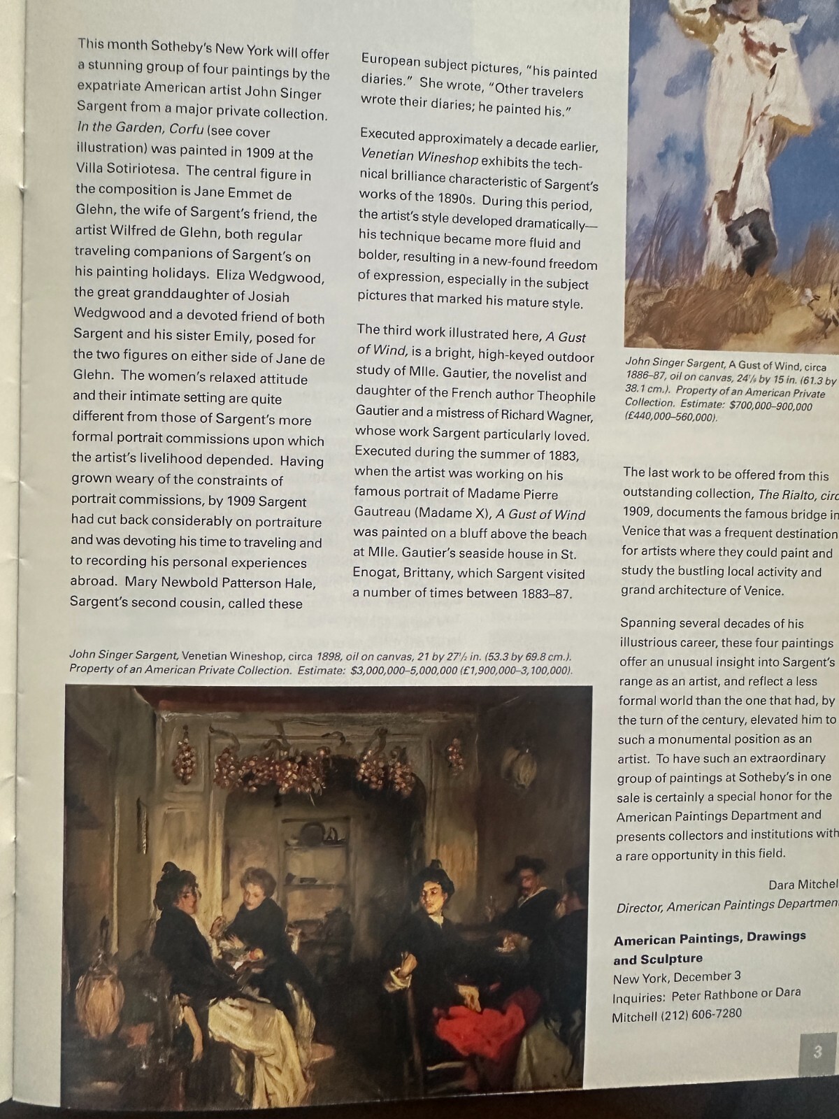 At Sotheby’s December 1997