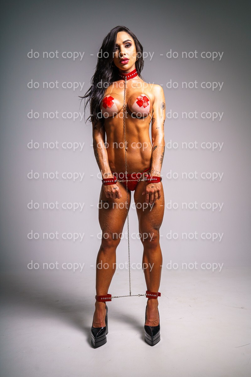 BDSM Lot x 24 Art Photography 5x 7, 8×10 Glamour Dominatrix Model set #5